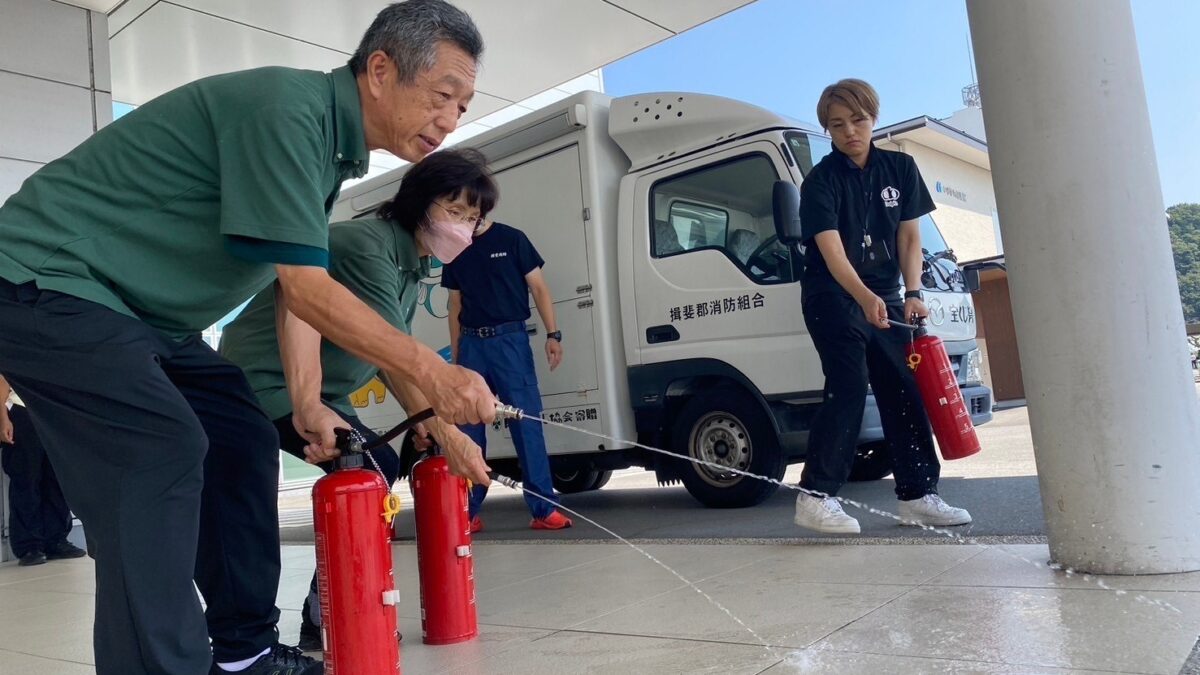 はなももで消防訓練実施しました！